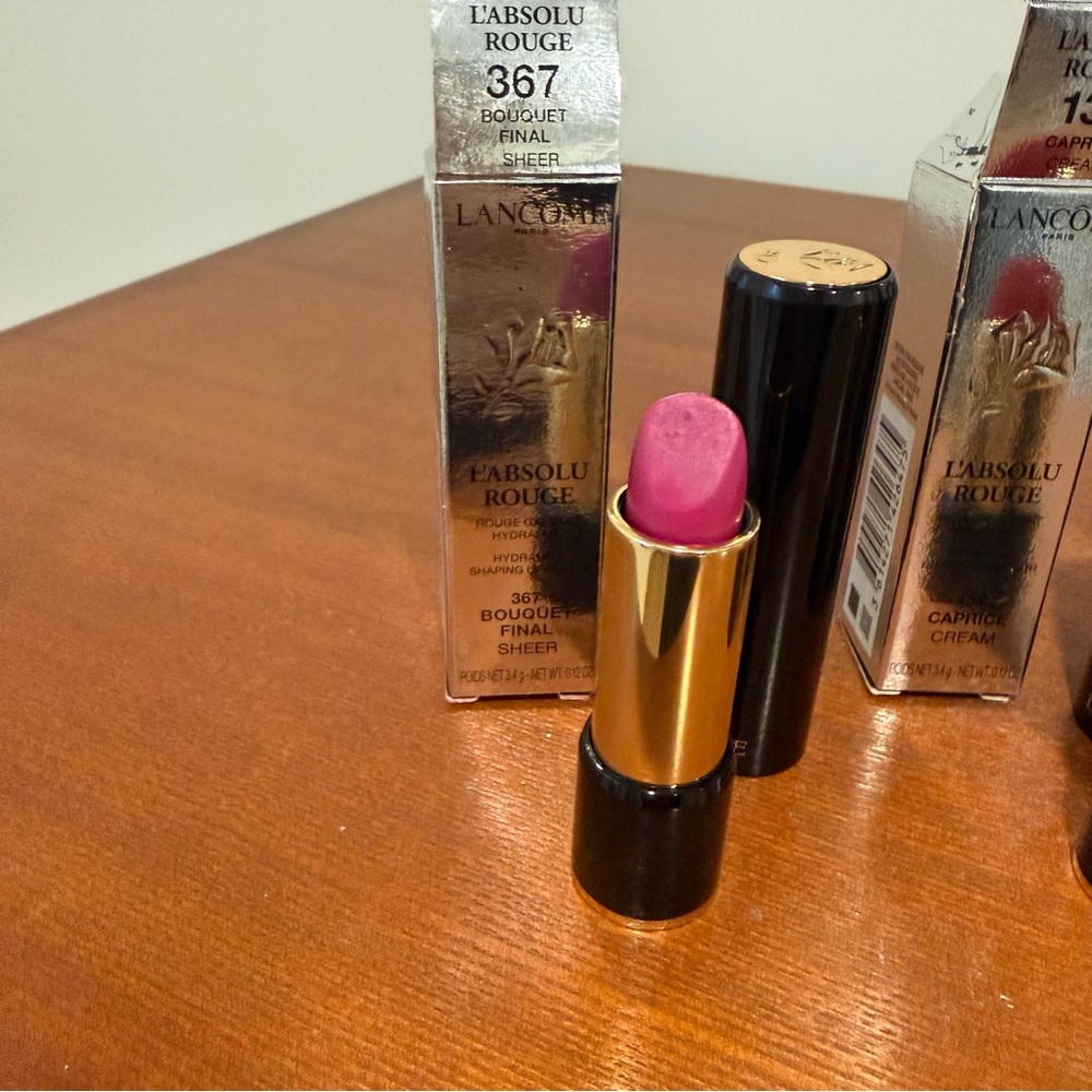 Lancôme L'Absolu Rouge Lipstick Set - Pink, Red, Coral - Picture 2 of 6